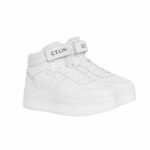 Celine Mid Block Sneakers With Velcro And Wedge White For Women 352163338C.01OP