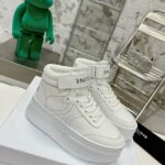 Celine Mid Block Sneakers With Velcro And Wedge White For Women 352163338C.01OP