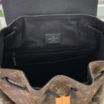 Louis Vuitton Christopher MM Backpack Black/Blue/Brown For Men 44cm/ 17.3 in M21936