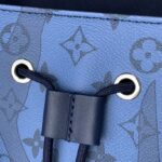 Louis Vuitton Christopher MM Backpack Black/Blue/Brown For Men 44cm/ 17.3 in M21936