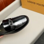 Louis Vuitton Major Open Back With Trim Loafer Black For Men