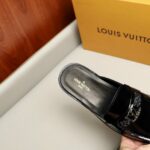 Louis Vuitton Major Open Back With Trim Loafer Black For Men
