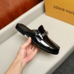 Louis Vuitton Major Open Back With Trim Loafer Black For Men