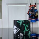 Louis Vuitton Multiple Wallet Black And Blue/Black And Green For Men 11.5 cm/ 4.5 in M81847