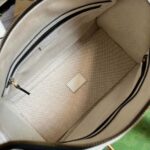 Gucci Original Gg Canvas And Smooth Small Handbag Brown/White/Grey For Men 10.6 in/ 27 cm