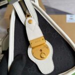 Gucci Original Gg Canvas And Smooth Small Handbag Brown/White/Grey For Men 10.6 in/ 27 cm