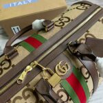 Gucci Savoy Small Duffle Bag Brown For Men 17.3 in/43 cm 724642 UKMKG 8396