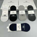 Socks With Balenciaga Logo At Front White/Black/Grey/Dark Grey - 5 Pairs