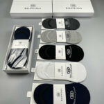 Socks With Balenciaga Logo At Front White/Black/Grey/Dark Grey - 5 Pairs