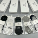 Socks With Balenciaga Logo At Front White/Black/Grey/Dark Grey - 5 Pairs