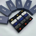 Socks With Spider At Front Grey/Dark Grey/Black/ Dark Blue - 5 Pairs