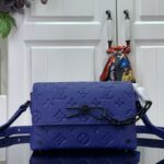 Louis Vuitton Steamer Wearable Wallet Brown/Blue/ Black For Men 18cm/ 7.1 in M82534