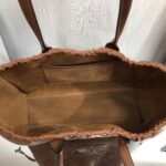 Celine Cabas Drawstring Cuir Triomphe Brown For Women 44cm / 17in 199973DU3.04LU