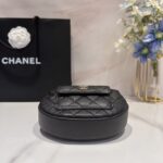 Chanel Caviar Quilted Mini Small Top Handle Bag White/Black For Women 16cm / 6.3in