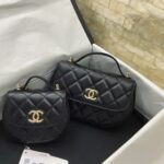 Chanel Classic Flap Phone Holder With Chain Nice Bag Black For Women 19cm / 7.5in