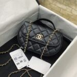 Chanel Classic Flap Phone Holder With Chain Nice Bag Black For Women 19cm / 7.5in