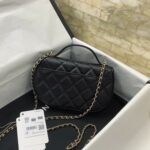 Chanel Classic Flap Phone Holder With Chain Nice Bag Black For Women 19cm / 7.5in