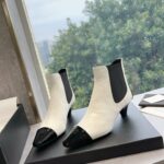 Chanel Martin Loafer Boot White For Women