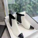 Chanel Martin Loafer Boot White For Women