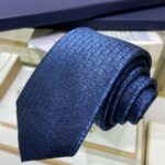 Dior Oblique Tie Blue For Men
