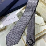 Dior Oblique Tie Grey For Men