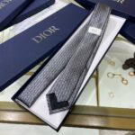 Dior Oblique Tie Grey For Men