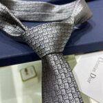 Dior Oblique Tie Grey For Men