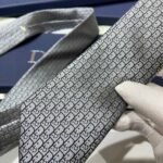 Dior Oblique Tie Grey For Men
