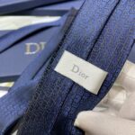 Dior Oblique Tie Navy Blue For Men