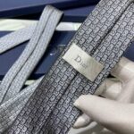 Dior Oblique Tie Grey For Men