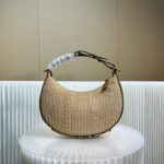Fendi Fendigraphy Small Brown For Women 24.5cm / 9.6in