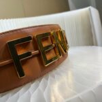 Fendi Fendigraphy Small Brown For Women 24.5cm / 9.6in