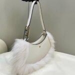 Fendi O’Lock Swing Black/White For Women 32cm / 12.6in 8BS068ALS9F1JU3