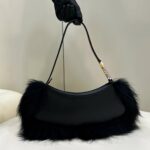 Fendi O’Lock Swing Black/White For Women 32cm / 12.6in 8BS068ALS9F1JU3