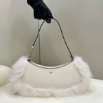 Fendi O’Lock Swing Black/White For Women 32cm / 12.6in 8BS068ALS9F1JU3