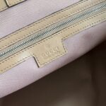 Gucci Casual Style Logo Totes Cream/Black For Women 38.5cm / 15.1in 739684 DAAAH 2754