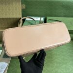 Gucci Casual Style Logo Totes Cream/Black For Women 38.5cm / 15.1in 739684 DAAAH 2754