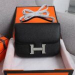 Hermes Constance Handbag Black/Brown/Pink/Blue/Red/White For Women 22cm / 8.7in