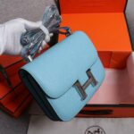 Hermes Constance Handbag Black/Brown/Pink/Blue/Red/White For Women 22cm / 8.7in