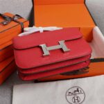 Hermes Constance Handbag Black/Brown/Pink/Blue/Red/White For Women 22cm / 8.7in