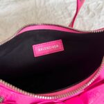 Balenciaga Le Cagole Xs Shoulder Bag Pink/Black For Women 10.2in/26cm