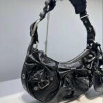 Balenciaga Le Cagole Xs Shoulder Bag Pink/Black For Women 10.2in/26cm