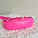 Balenciaga Le Cagole Xs Shoulder Bag Pink/Black For Women 10.2in/26cm