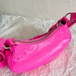Balenciaga Le Cagole Xs Shoulder Bag Pink/Black For Women 10.2in/26cm