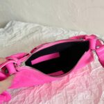 Balenciaga Le Cagole Xs Shoulder Bag Pink/Black For Women 10.2in/26cm