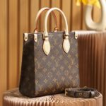 Louis Vuitton Sac Plat PM Monogram Canvas Brown For Women 32cm / 12.6in M45847