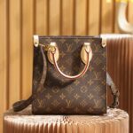 Louis Vuitton Sac Plat PM Monogram Canvas Brown For Women 32cm / 12.6in M45847