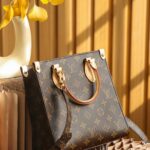 Louis Vuitton Sac Plat PM Monogram Canvas Brown For Women 32cm / 12.6in M45847