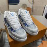 Louis Vuitton Trainer Sneaker LV White For Women