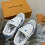Louis Vuitton Trainer Sneaker LV White For Women